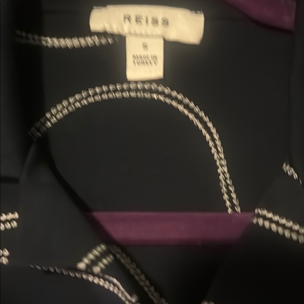 Reiss Blue Patterned Shirt - Picture 2 of 7